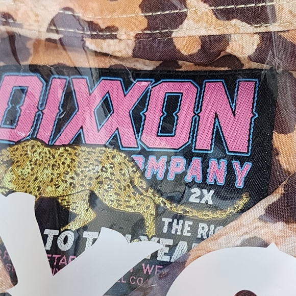 DIXXON Flannel - THE RICK Party Shirt - Short Sleeve - Women's 2X - Picture 7 of 13